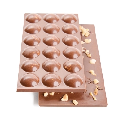 Chocolat au lait grenada 38 % - noisettes igp du piemont tablette 80g