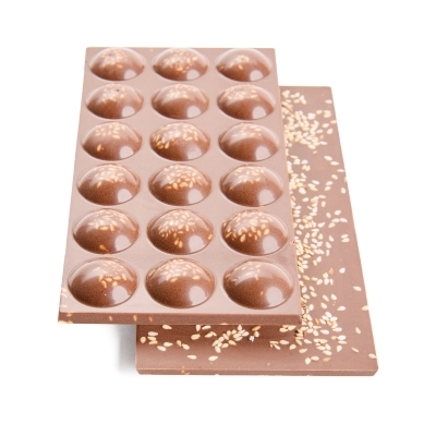 Chocolat au lait madalait 35 % - sesame tablette 80g