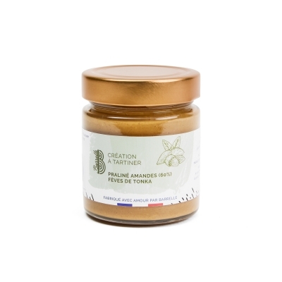 Pate a tartiner praline amandes feve de tonka
