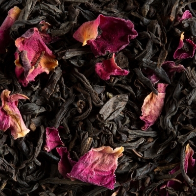 The noir rose et petale