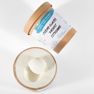 Crème glacée yaourt citronne