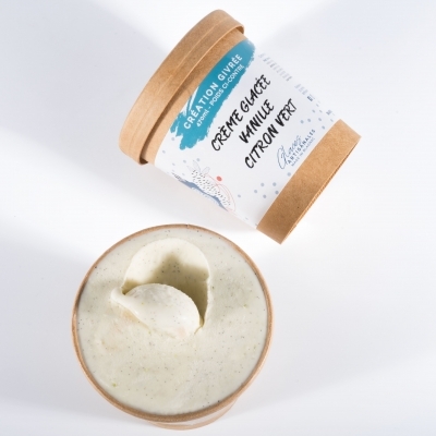 Crème glacée vanille citron vert