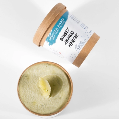 Sorbet ananas menthe 720 ml