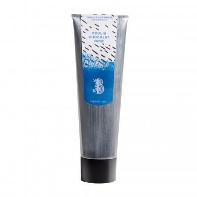 Tube de coulis chocolat noir
